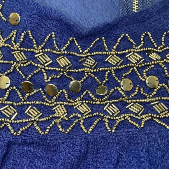 Embellished Navy Blue Dress 💕 - Picture 3 of 4